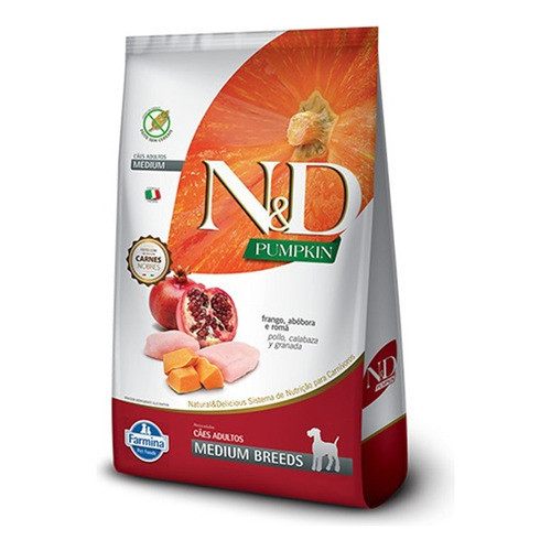 Ração De Cachorro N&d Pumpkin Adulto Frango E Abóbora 10,1kg