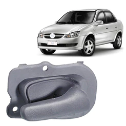 Maçaneta Interna Porta Dianteira Corsa 1994 95 Á 2010 Cinza