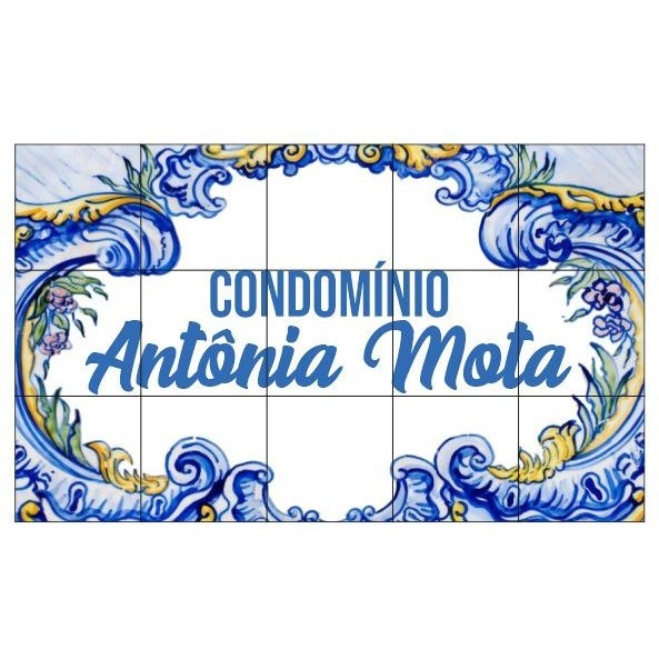 Quadro 100% Azulejo Condominio/residencial/chacara 0,60x1,00