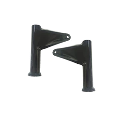 Par Suporte Lateral Preto Farol Cg 125 Titan Today Ml Turuna CBX Aero 150 1988 A 1993