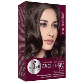 Excllusiv Tom - Tonalizante 610 Louro Escuro Acinzentado