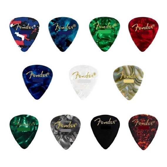 Kit 4 Palhetas Violão Ou Guitarra 0.46 0.58 0.71 0.96 Mm