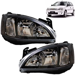 Farol Corsa Montana 2003 2004 2005 a 2012 Máscara Negra