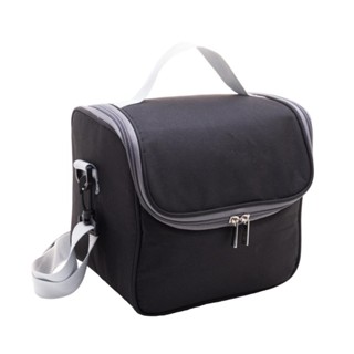 Bolsa Térmica Lyor Easy Life de Poliéster Preta 22cm