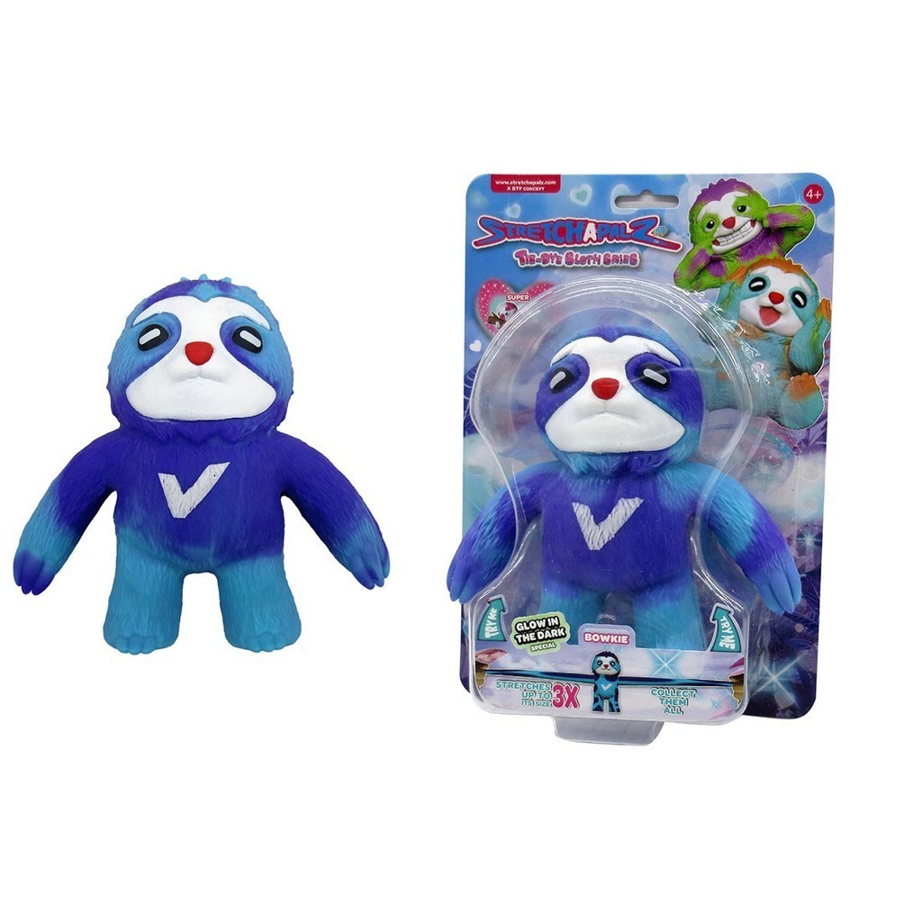 Boneco Elástico Preguiça Tie-Dye Bowkie - Stretchapalz — imagem 2 de 2