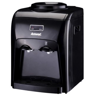 Bebedouro de mesa refrigerado eletrônico - preto - ABB 240 - Amvox (110V/220V)