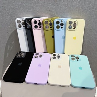 Capa De Vidro Para Telefone De Lente De Proteção De Silicone Líquido De Alta Quaity iPhone 15 Pro Max 14 13 12 Traseira Macia À Prova De Choque
