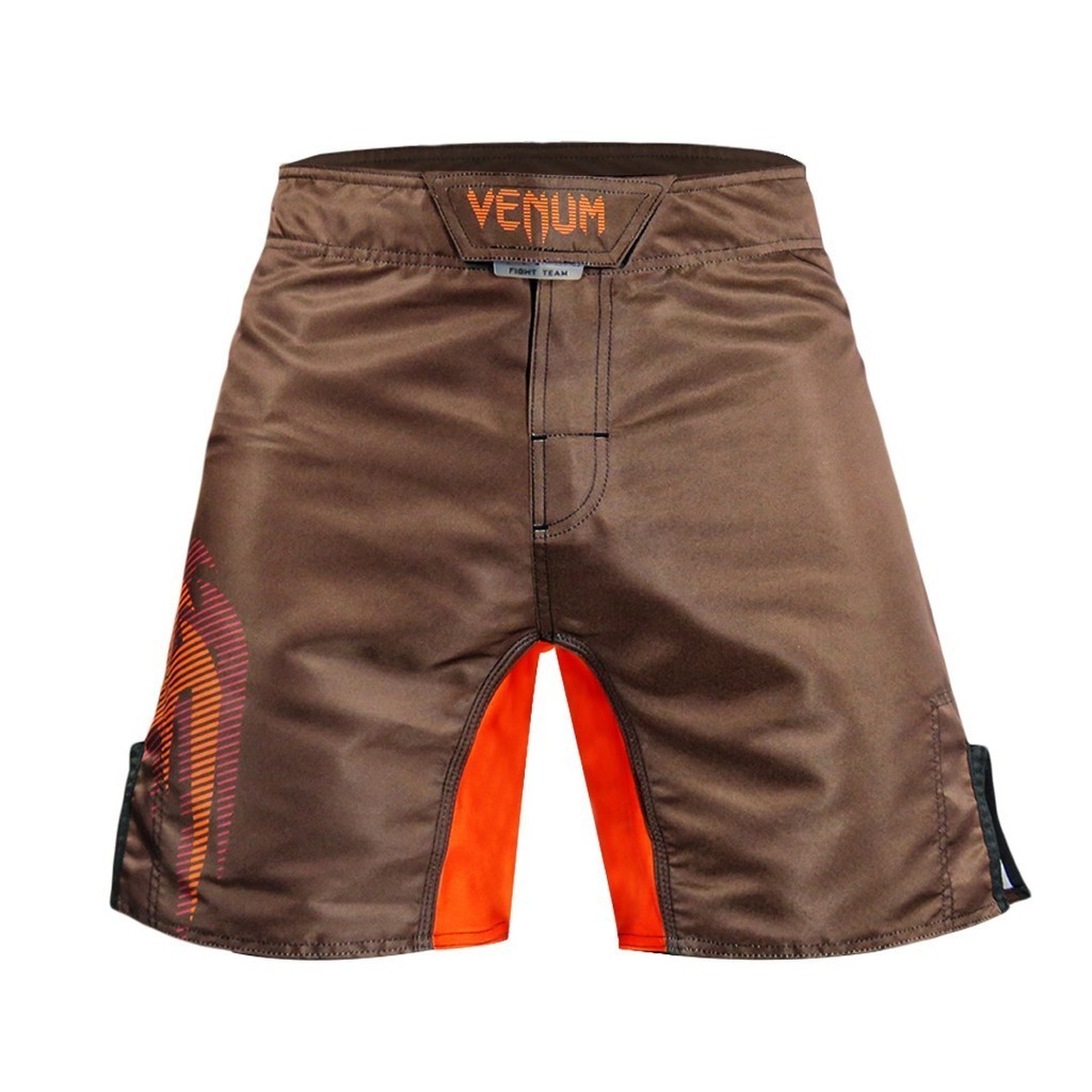 Bermuda Fightshort Venum Logo Razer Classic Marrom