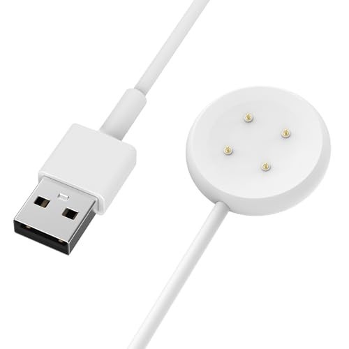 Carregador MoKo Compatível Com O Google Pixel Watch 2 Smartwatch Dock De Carregamento Magnético De Substituição Cabo USB 3.3FT/1M Para Fitbit Versa 4/3/Sense 2