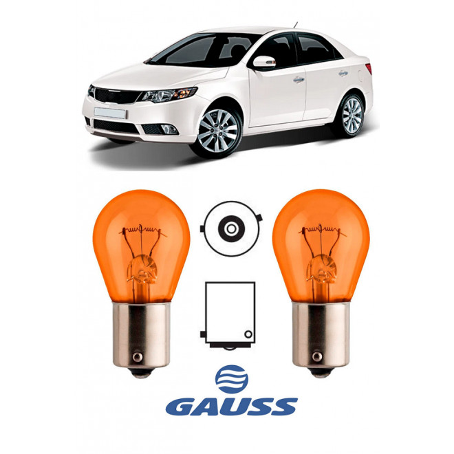 Par Lampada Pisca Seta Farol Kia Cerato 2009 2010 2011 2012