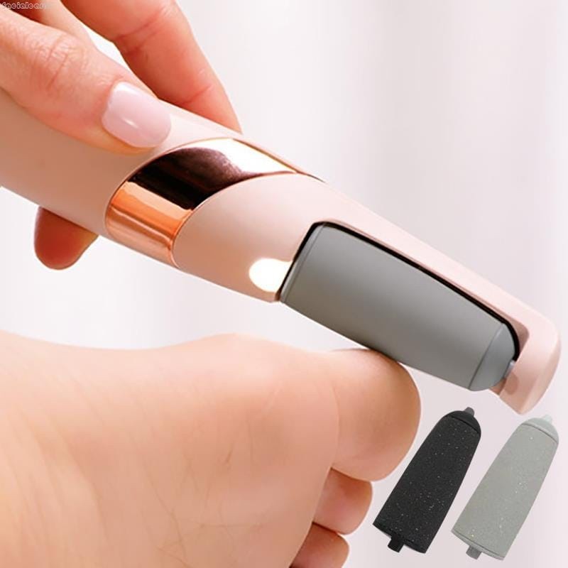 Lixa esfoliador de pé de pedicure, removedor lixadeira portátil de calos para pés à prova d água Esfoliante Elétrico Pedicure Recarregavel USB