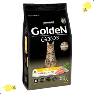 Ração Golden Gatos Adultos 10,1Kg Alimento Sabor Frango Ração Gato Premium Especial Trato Urinário em Oferta na Shopee