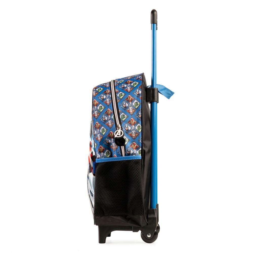 Detalhes do Mochila de Rodinha Vingadores Azul