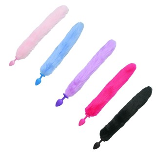 Plug Anal de Silicone com Rabo de Raposa – Tamanho P em Oferta na Shopee