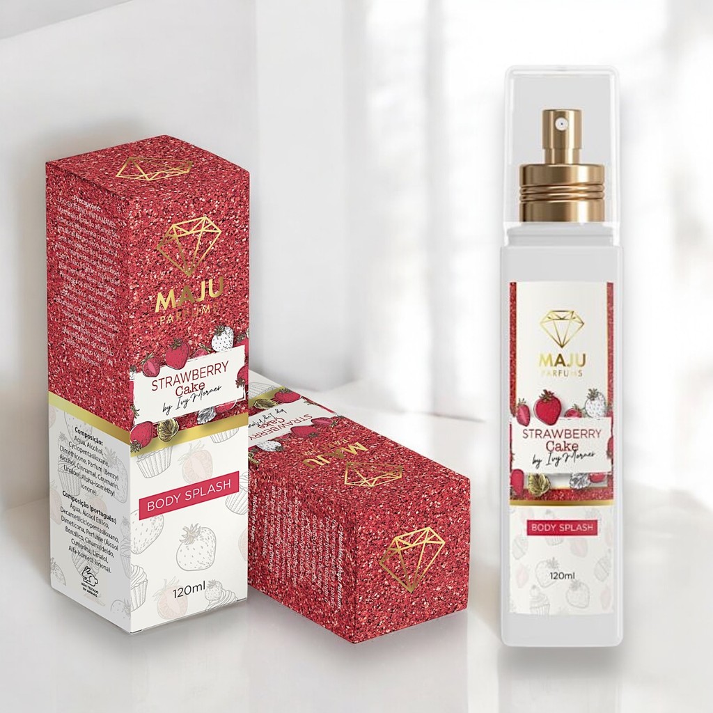 Strawberry Cake By Ivy Moraes Body Splash 120 ml - Maju Parfums