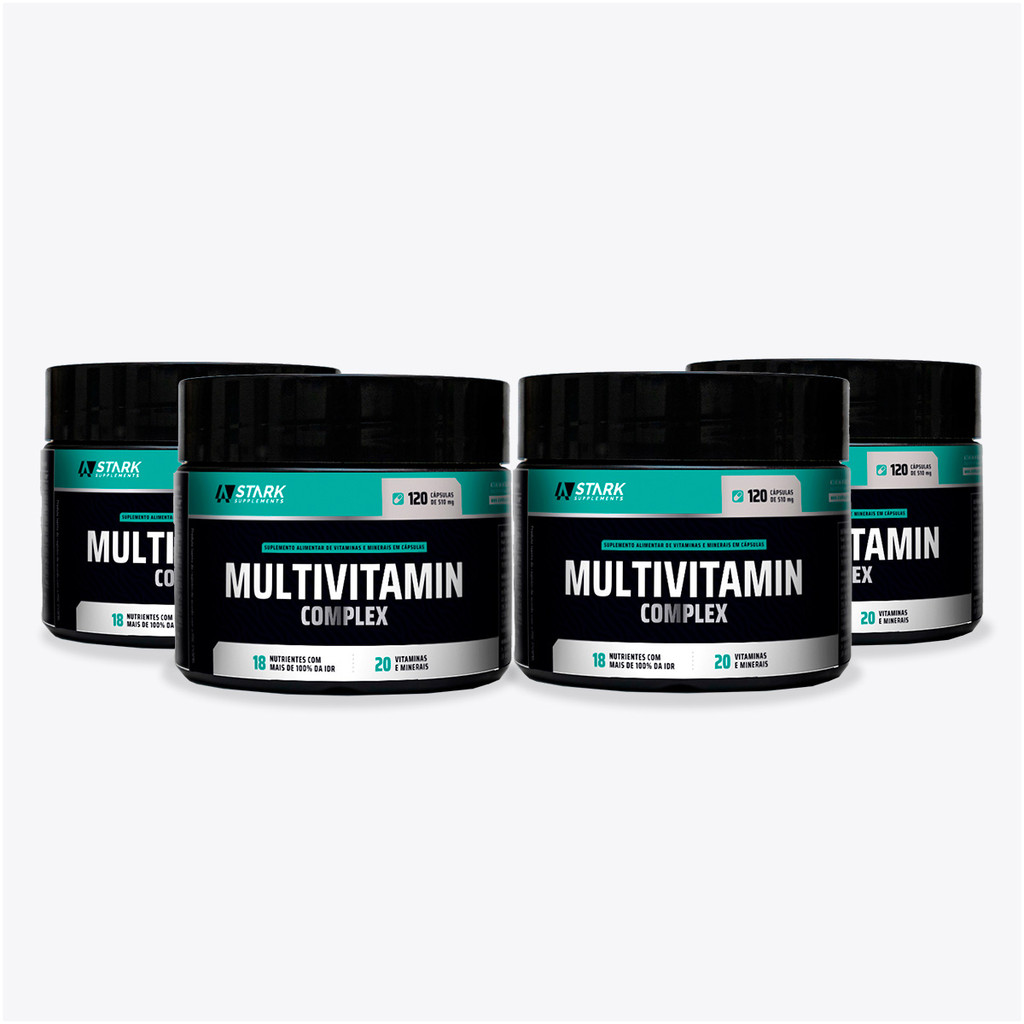 Kit 4x Multivitamin Complex - 120 Cápsulas-Stark Supplements