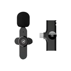 Microfone de Lapela Flex Tipo C - Som Profissional para Gravações e Entrevistas - Gshield