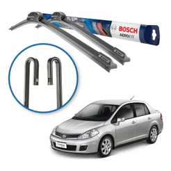 Palheta Limpador Parabrisa Original Bosch Nissan Tiida Sedan 2010 a 2013