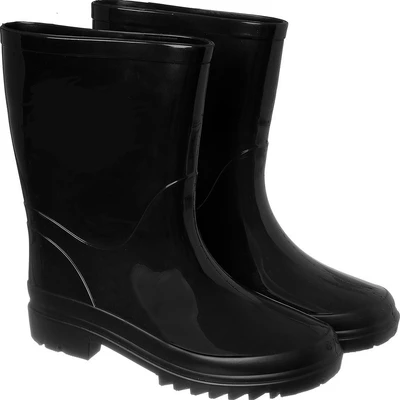 Galocha Infantil Menino All Black Botinha Masculina Criança Leve Confortável Camin Promoção