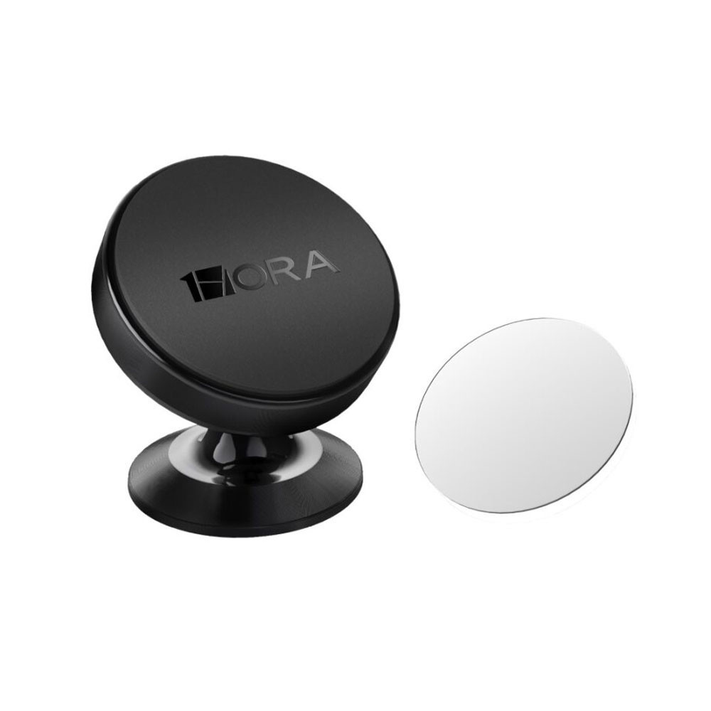 Suporte Magnético Celular 1Hora Ampla Compatibilidade Cinza Fixação Segura para seu Smartphone