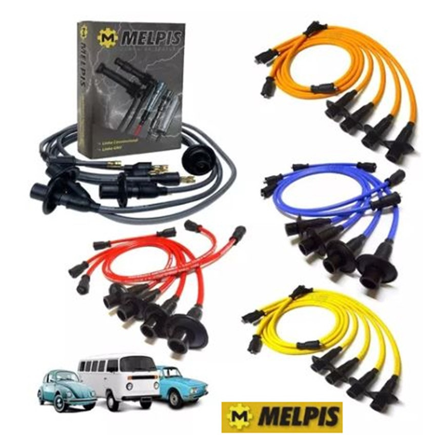 Cabo De Vela ignição VW GOL A AR MOTOR BX 1300 - 1600 refrigerado a ar - Melpis concept 7mm ST-V22