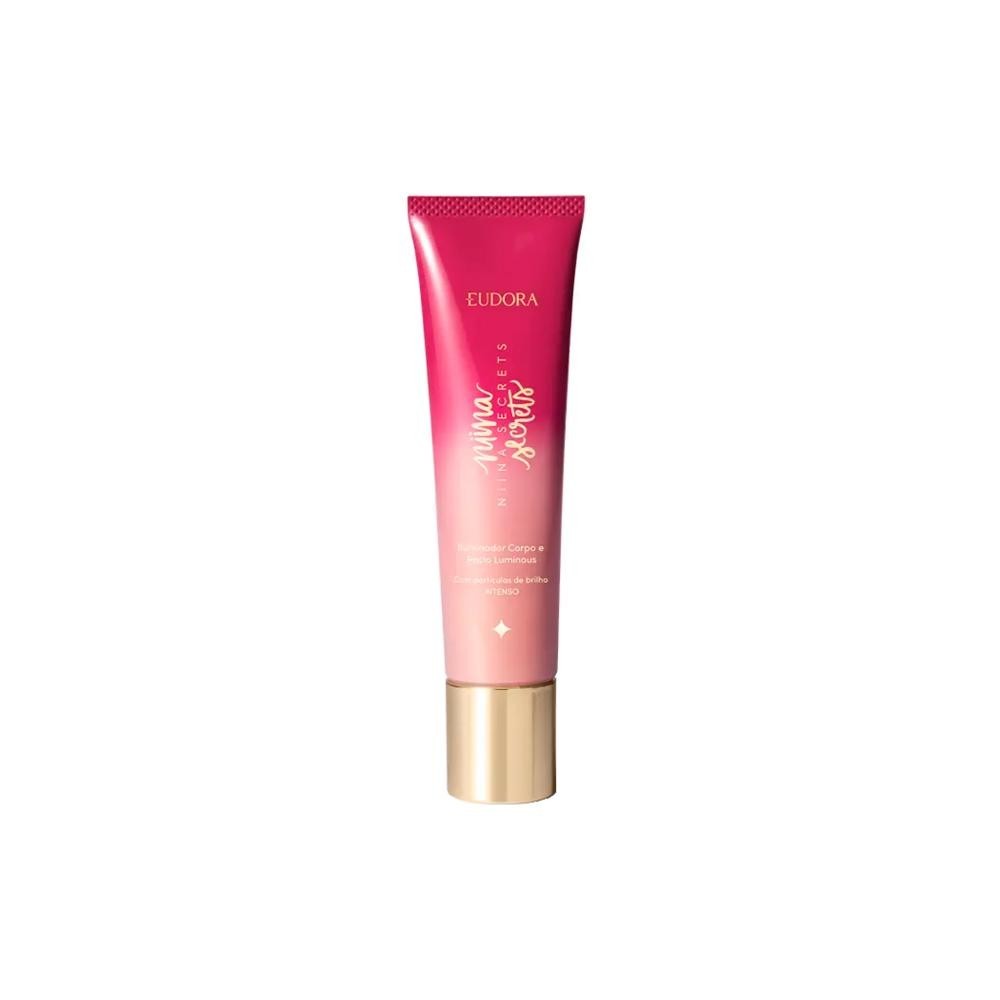 Eudora Niina Secrets Luminous Iluminador Corpo e Rosto 60ml em Oferta na Shopee