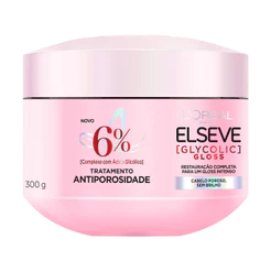 MÁSCARA CAPILAR ELSEVE GLYCOLIC GLOSS ANTIPOROSIDADE 300G