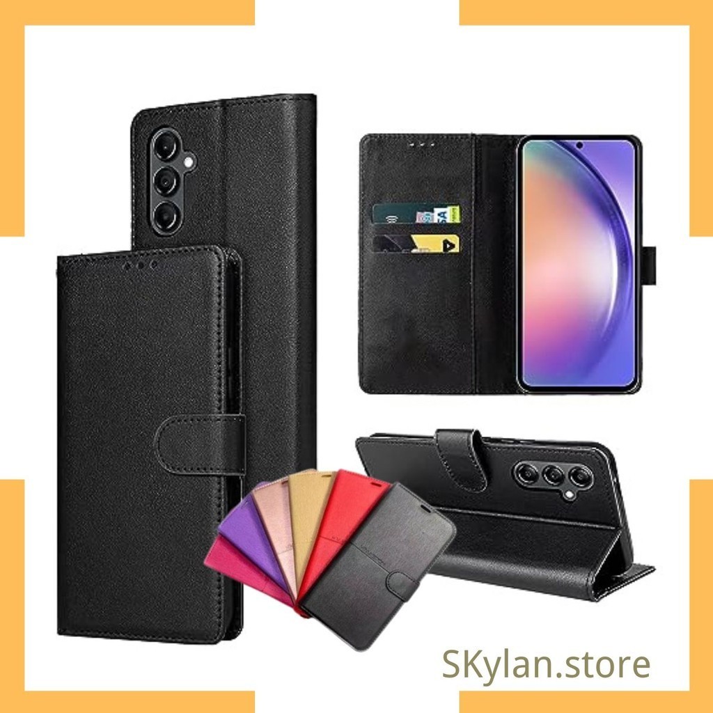 Capa Carteira filp cover Couro Sintetico compatível Samsung galaxy A15 A25 A05 A