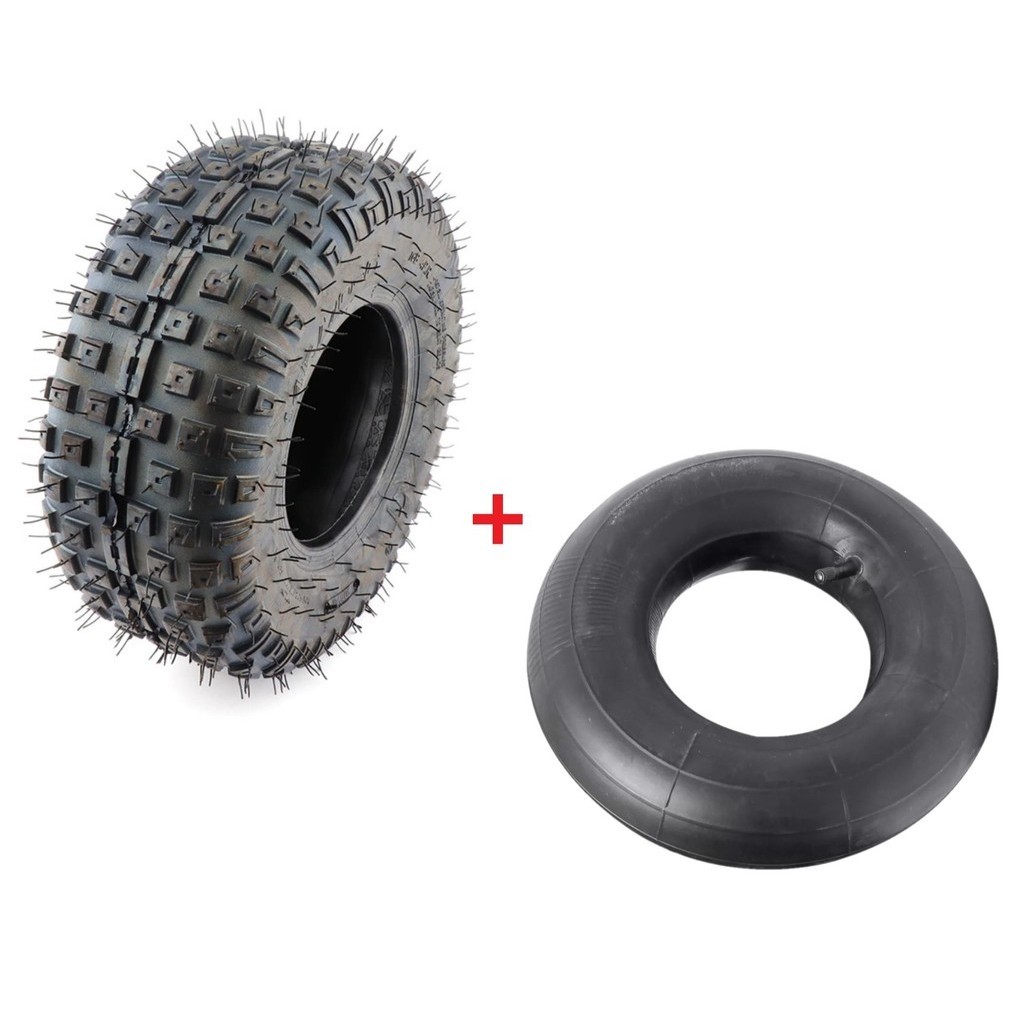 Kit Pneu+ Câmera de Ar 145/70-6 Aro 6 Mini Quadriciclo Atv