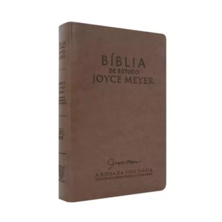 Bíblia De Estudo Joyce Meyer | NVI | Letra Média | Capa Marrom Claro em Oferta na Shopee