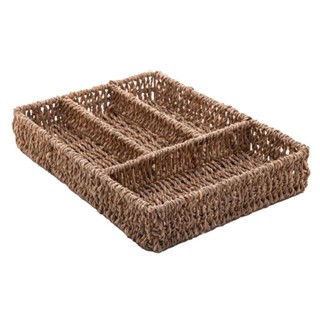 Organizador Wolff de Sisal 30cm x 22cm x 5cm