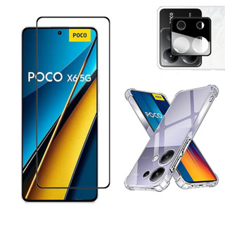 Kit Capa, Película 3D e de Película Câmera Para Poco X6 5G