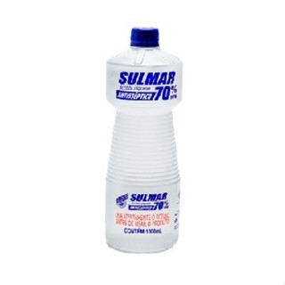 ALCOOL 70° LIQ SULMAR 1LT