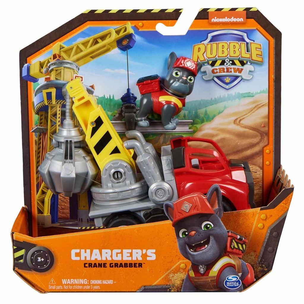 1 Boneco Charger + Caminhão com Guindaste - Patrulha Canina - Hobbies & Collections