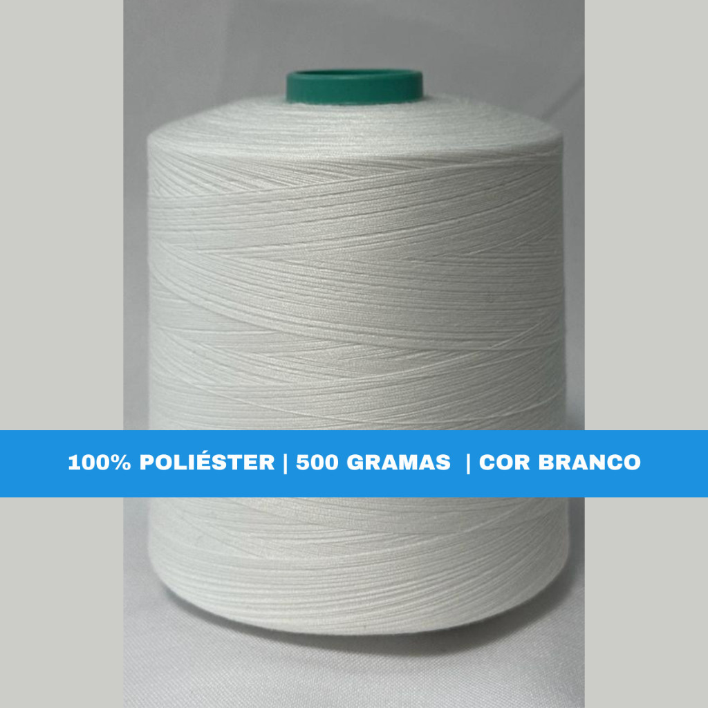 KIT 5 LINHA 120 500 GRAMAS CADA - QUEIJÃO - MAQUINA COSTURA RETA - BRANCO, PRETO OU MONTE SEU KIT