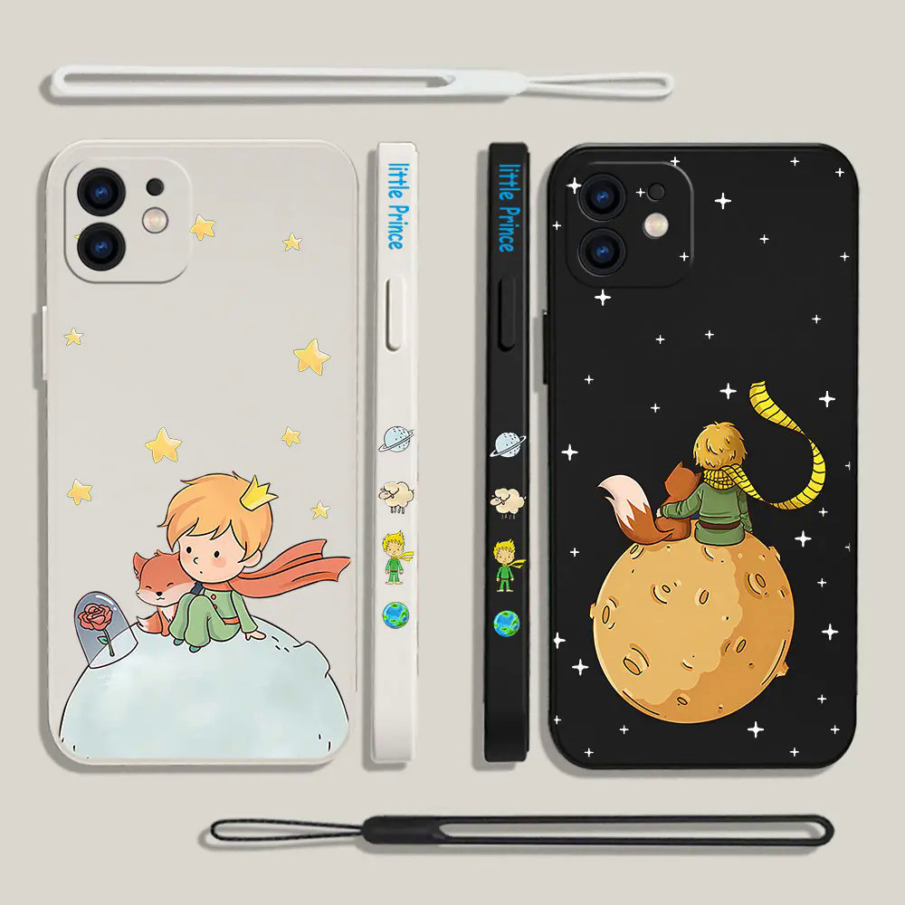 Capa de telefone do pequeno príncipe para Samsung Galaxy S24 S23 S22 S21 S20 Ultra Plus FE S10 S9 Nota 20 ultra 10 9 Plus Capa