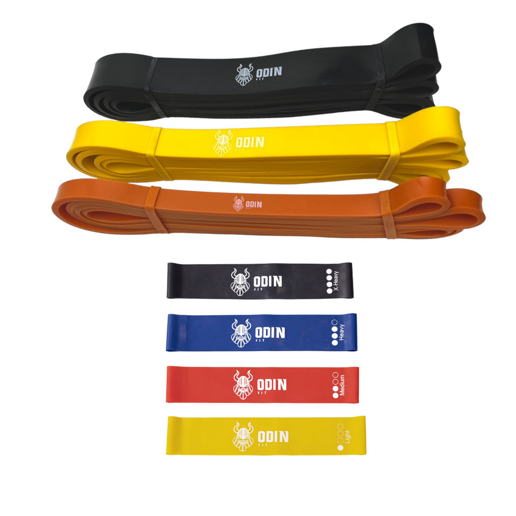 Kit Elástico para Treino Extensor Super Mini Band Odin Fit em Oferta na Shopee