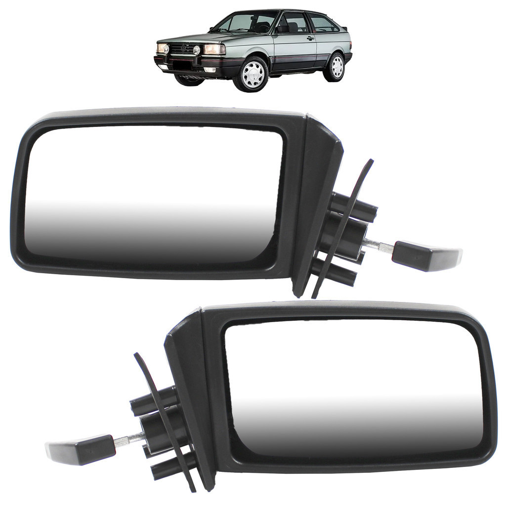 PAR Retrovisor Gol Parati Saveiro 1987 1988 1989 a 1994 Com Controle em Oferta na Shopee