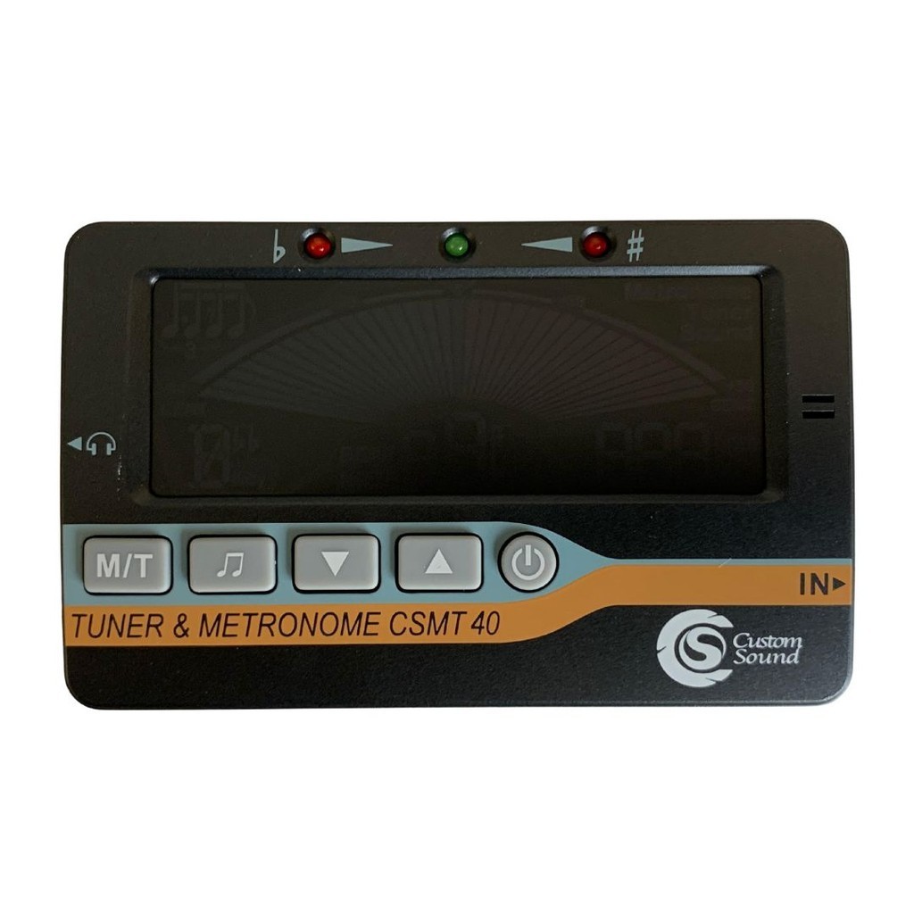 Afinador Metrônomo Gerador de Tom Custom Sound CSMT 40