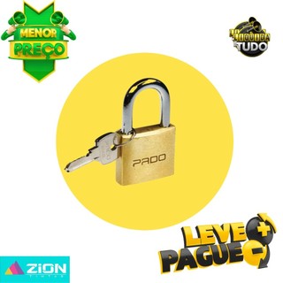 Cadeado De Latão Pado Lt - 20mm 2 Chaves Não Enferruja Cor Dourado