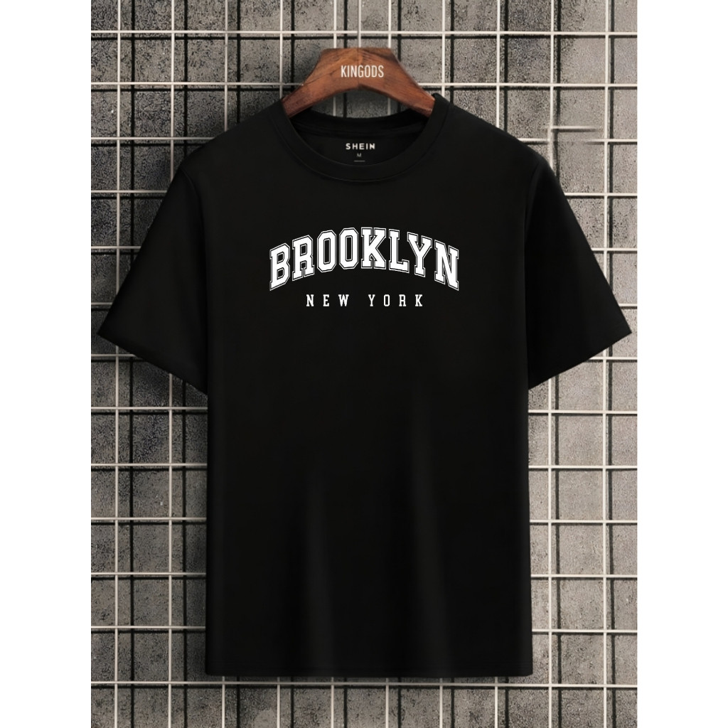 Camiseta Masculina Brooklyn Camisa de Estilo