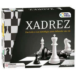 JOGO XADREZ PAIS E FILHOS CLÁSSICO LÓGICA ESTRATÉGIA FAMÍLIA REI TABULEIRO TORRE CHESS PEÃO INFANTIL
