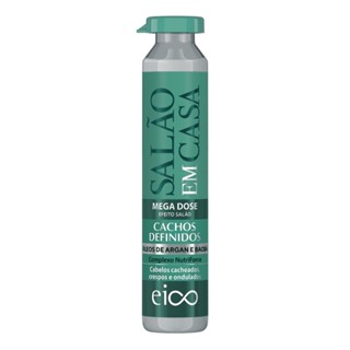 Eico Megadose Máscara Tratamento Complexo Nutritivo Salão em Casa Cachos Definidos Argan e Baobá 45ml