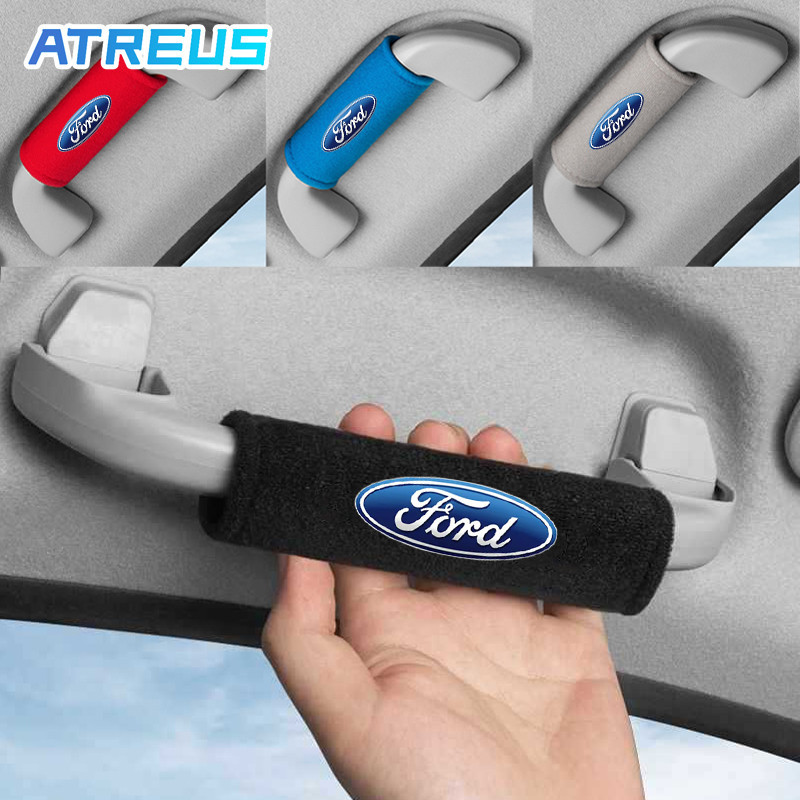 Ford Tampa Protetora De Apoiador de Braço Carro Tampas De Proteção De Apoio De Braço No Telhado Interna Para Ford Ka Focus mk2 Ranger new Fiesta Fusion Ecosport Edge