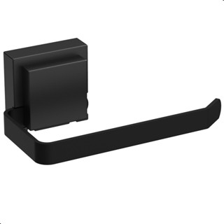 Porta Papel Higiênico Com Ventosa Preto Max em Oferta na Shopee