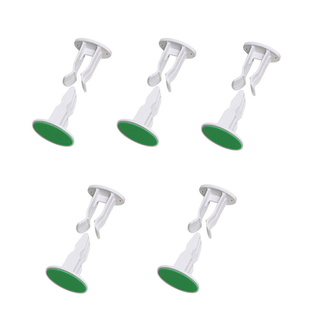 Kit  Aparador e Protetor de Portas Fixador 5 Travas - Branco