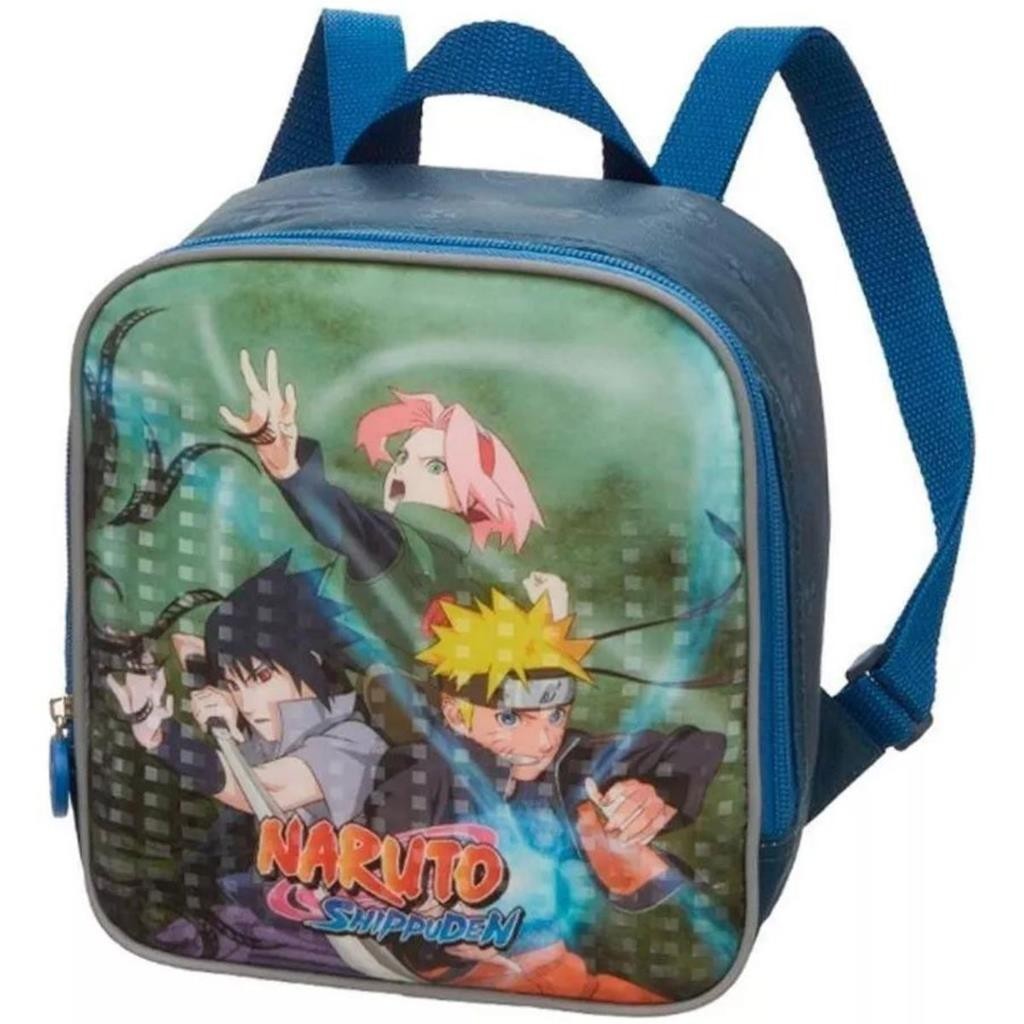 Lancheira Termica Infantil Escolar Menino Time Personagens Naruto Pacific