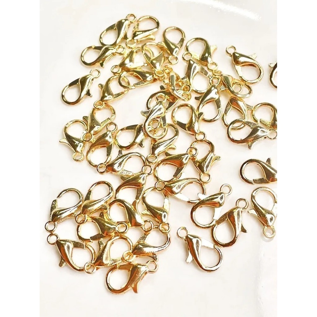 Fecho Lagosta 12*7mm Liga Chaveiro Pulseira 50un
