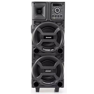 Caixa De Som Bluetooth Amplificada 1100w Rms Portátil Amvox