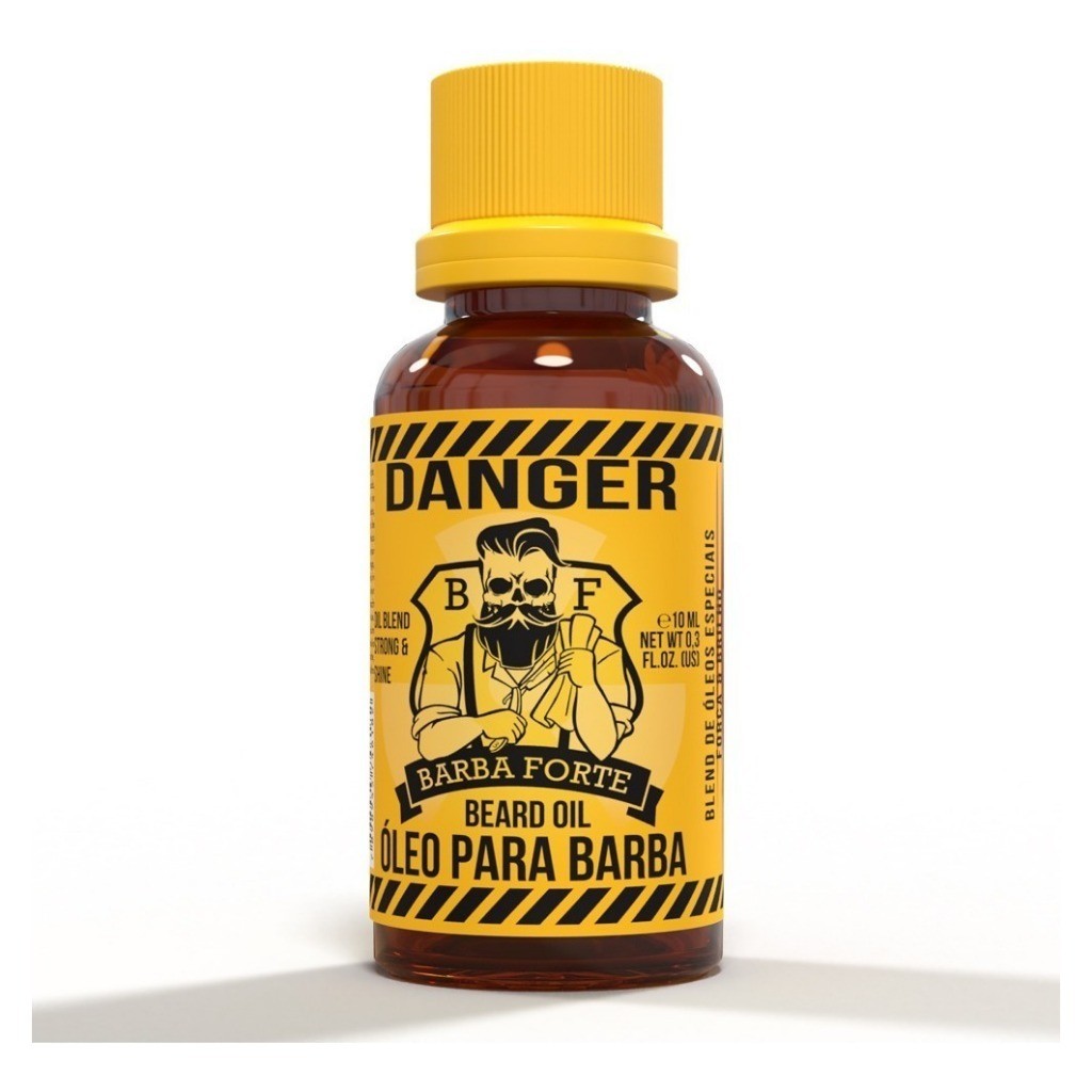 Óleo Hidradante Para Barba Danger Maciez e Brilho Barba Forte 10ml